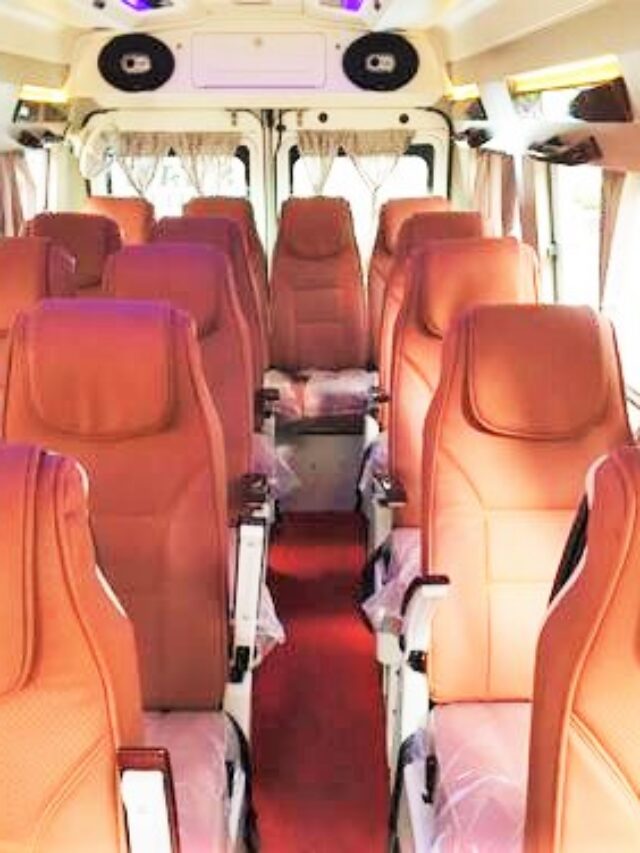 AC Tempo Traveller Hire in Delhi | Hire 9,12 Seater Tempo Traveller Rental Delhi